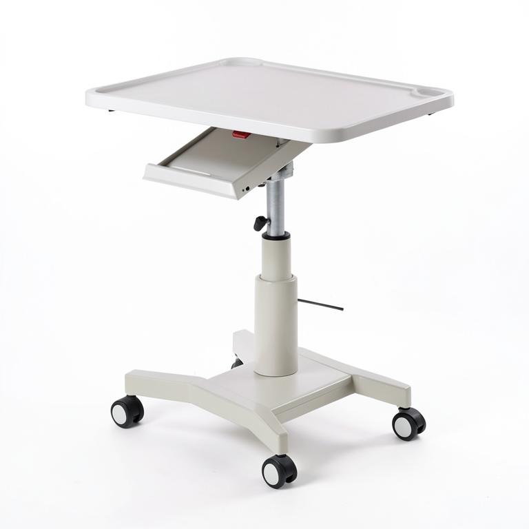 Height-Adjustable Overbed Table